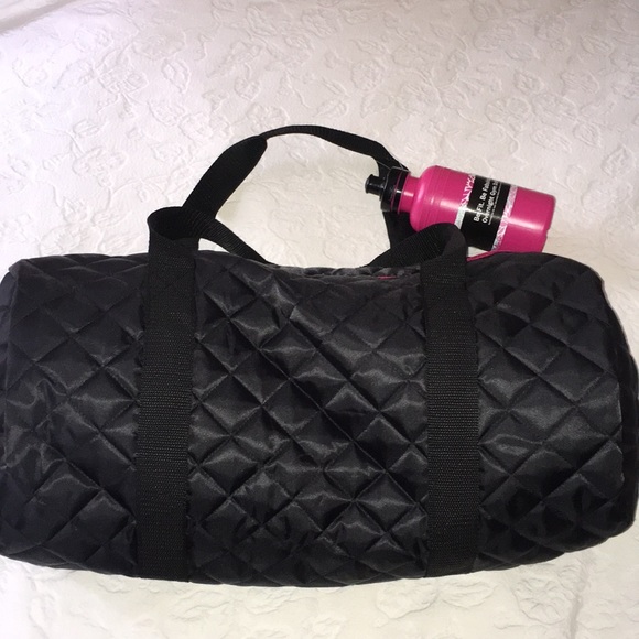 quilted overnight duffle bag